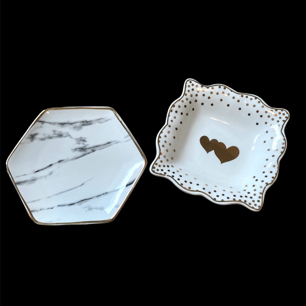 Set of 2 jewelry dishes